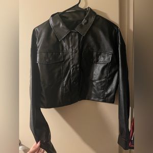 Leather jacket